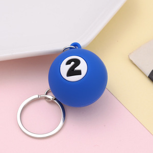 Llavero <span class=keywords><strong>de</strong></span> Billar <span class=keywords><strong>de</strong></span> PVC Mini en Colores Surtidos, Llavero Creativo con Forma <span class=keywords><strong>de</strong></span> <span class=keywords><strong>Anime</strong></span> para Colgar Decoraciones, el Mejor Regalo para Hombres - Product Image 3