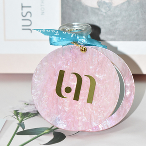 Biểu Tượng Tùy Chỉnh Du Lịch Cầm Tay Nhỏ Gọn Trang Điểm Gương Dễ Thương Nhựa Acrylic Có Thể Gập Lại Túi Thắp Sáng Vòng Hình Dạng Mỹ Phẩm Gương - Product Image 3
