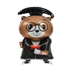 Félicitations pour la cérémonie des diplômes Ballons en <span class=keywords><strong>film</strong></span> aluminium Ballons hélium pour la remise des diplômes Owl Master Mylar Retour à l'école Fournitures de fête - Product Image 6