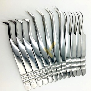 แหนบขนตาแบบเอียงทำจากสเตนเลสสตีลแหนบสำหรับต่อปลายแหลมสั่งติดโลโก้ได้ตามต้องการ - Product Image 6