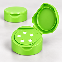 Bouchons à vis en plastique de qualité alimentaire pour pots à épices, couvercles papillon simples pour bouteilles d'épices, fermeture pratique