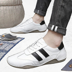 Chaussures décontractées basses pour hommes en cuir de vachette, confortables et populaires, style Octopus, grandes tailles - Product Image 2