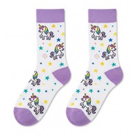 Chaussettes en coton doux de qualité supérieure, style mignon, motif jacquard, respirantes, de haute qualité, chaussettes pour adultes personnalisées, OEM ODM, chaussettes décontractées
