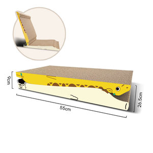 Grinder à griffes réversible Grattoir à chat ondulé Grattoir à chat en carton - Product Image 4