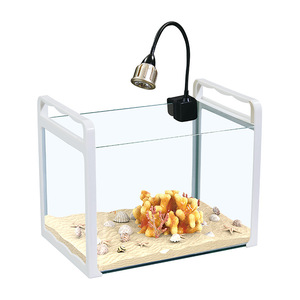 Penjualan laris kaca portabel desktop tangki ikan mini kaca tangki ikan akuarium - Product Image 2