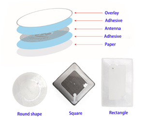 Groothandel Op Maat Zelfklevend Pvc & Pet Rfid/Nfc Tags Sticker Chip Tag 860-960Mhz Waterdichte Frequentie Iso 13.56Mhz 125Khz - Product Image 3
