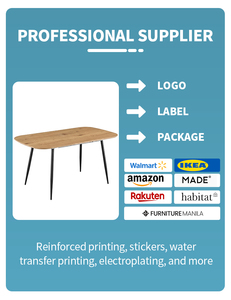 <span class=keywords><strong>Table</strong></span> basse moderne en MDF, non extensible, personnalisable, allongée et semi-circulaire, pour chambre, bureau ou salon, mobilier de maison - Product Image 5