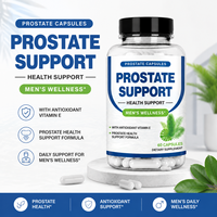 Capsules de soutien de la prostate pour hommes OEM ODM, formule à base de plantes antioxydante, vente en gros personnalisée de produits de santé pour adultes