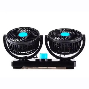 <span class=keywords><strong>Ventilateur</strong></span> réglable à rotation de 360 degrés <span class=keywords><strong>Ventilateur</strong></span> de refroidissement de voiture à double tête <span class=keywords><strong>Ventilateur</strong></span> d'air de voiture à vent fort Air 2-en-1 pour voiture - Product Image 3
