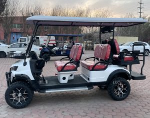 2026 CE Certified Factory Sightseeing 6-Seater Electric Golf Cart <strong>Black</strong> Model with 48v Battery Steel Material New Model <strong>Buggy</strong> - Product Image 3