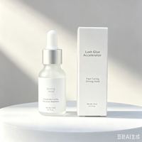Super Bonder Accélérateur Liquide pour Extensions de Cils, Colle Scellant pour Cils