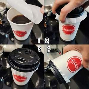 Disposable Food Grade <b>Burger</b> Hamburger Non Stick Patty <b>Paper</b> Round Sheets Coffee Drink Bubble Tea Waterproof Leak-proof <b>Paper</b> - Product Image 5