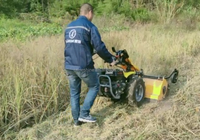 Mini tondeuse à fléaux de tracteur 15HP 2WD Walk-Behind Micro-Tiller polyvalent Agriculture pelouse soin équipement de tondeuse à fléaux de Chine