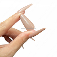 Cercueil Naturel Faux Ongles Artificiels Couverture Complète Ongles Look Quotidien Capsule Gel X Couleur Ongles Conseils Prix de Gros