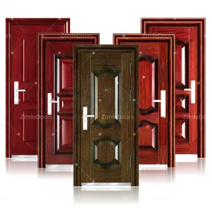 Factory price home hotel interior room security steel door design