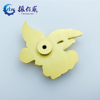 Nouvelle promotion d'usine : Épinglette métallique unique en émail dur moulé sous pression, avec logo aigle plaqué or en relief 3D, couleurs personnalisées et design animalier