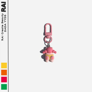 Porte-clés pendentif pour sac d'école, motif pêche <span class=keywords><strong>RAI</strong></span>, style 'Hip Girl', mignon, créatif, personnalisé, cadeau, ornements suspendus pour influenceurs - Product Image 6