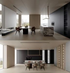 Meubles de luxe modernes haute définition en rendu <span class=keywords><strong>3D</strong></span> - Personnalisation par un designer d'intérieur, décoration de salon pour la maison et l'hôtel - Product Image 6