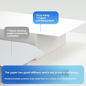 Carnet <span class=keywords><strong>de</strong></span> <span class=keywords><strong>dessin</strong></span> 8K A4 en carton épais blanc néerlandais pour étudiants et enfants, 30 feuilles, pour crayons et crayons <span class=keywords><strong>de</strong></span> couleur, rapide - Product Image 5
