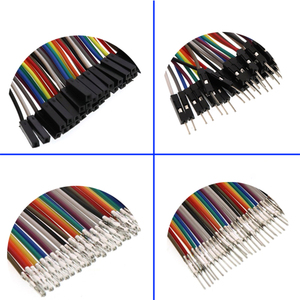 Cable de línea <span class=keywords><strong>Dubon</strong></span> de 40 cm, 40P, color, hembra a hembra / macho a macho / macho a hembra, cable de ensayo de 10 cm, 15 cm, 20 cm, 30 cm, 40 cm - Product Image 3