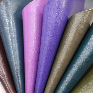 0,8mm Retro Rexine cuero aceite cera piel estilo Vintage Pvc cuero sintético para sofá muebles silla tela de cuero de imitación - Product Image 2