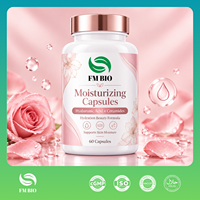 Capsules hydratantes à marque privée, formule premium pour l'hydratation de la peau, bien-être, fabricant de capsules hydratantes OEM ODM