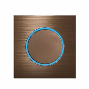 תקן אוניברסלי הוביל אור קיר מתגים אספקת חשמל הביתה עם נקודת מגע כפתור לחץ זכוכית שקע תקן uk - Product Image 4