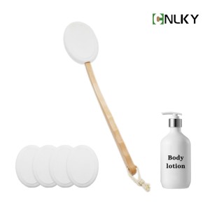 8 Mảnh Tắm Thiết Lập Cơ Thể Massager Trở Lại Sản Phẩm Gỗ Tắm Trên Khuôn Mặt Và Cơ Thể Spa Bàn Chải Tùy Chỉnh Cơ Thể Chà Sàn Cho Con Người - Product Image 2
