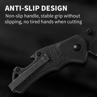 Mini couteau pliant de poche 8337, lame 8Cr13Mov, manche en fibre de nylon, camping en plein air, chasse, survie, bricolage, multifonction, logo personnalisé