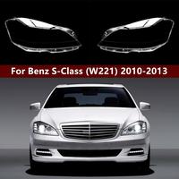 Coque transparente avant pour phare et boîtier de phare pour Mercedes-Benz Classe S W221 2010-2013