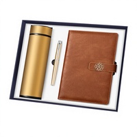 Ensemble cadeau d'entreprise de souvenirs haut de gamme pour les clients, carnet de notes A5 avec stylo, coffret cadeau pour kit de récompense des employés