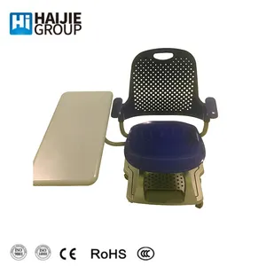 Chaise de formation pour hommes avec tapis d'écriture, idéale pour bureau, salle de classe, pour étudiants