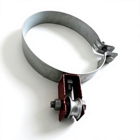 Collier de serrage réglable pour poteau avec boulon de verrouillage pour montage sur poteau rond, fixation de tuyaux et de poteaux, prix de gros, commande en gros