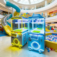 Máquinas de Juegos Operadas con Monedas, Máquinas de Juegos de Arcade, Mini Máquina Expendedora de Ganchos, Máquina de Premios con 40 Ganchos