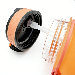 Bouteille d'eau de sport réutilisable de 32 oz/1000 ml en plastique Tritan de qualité alimentaire sans BPA, avec une large ouverture, pour <span class=keywords><strong>la</strong></span> motivation - Product Image 4