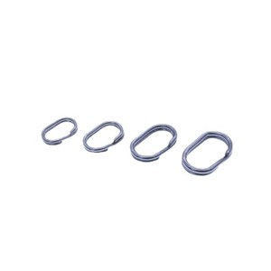Conector de doble anillo ovalado de acero inoxidable de 0.7-1.0 mm para señuelos de pesca y accesorios de pesca - Product Image 4
