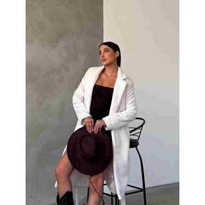 เสื้อโค้ทเครปแบบกระดุมแถวเดียว ไซส์ XS  เสื้อเบลเซอร์แบบกลับด้านได้  จีบระบาย  ประดับเลื่อม  ผ้าไนลอนพิมพ์ลาย  กันน้ำ  ระบายอากาศได้ดี  สำหรับฤดูร้อน ฤดูใบไม้ร่วง ฤดูหนาว - Product Image 1