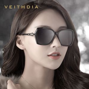 Veithdia – lunettes de soleil polarisées pour femmes, verres UV400 TAC, monture en plastique et métal, mode voyage, protection solaire 3039 - Product Image 1