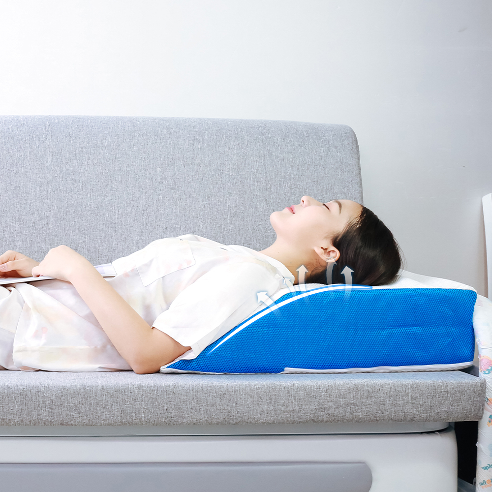 Pont de lit pour combler l'espace entre la tête de lit et le matelas, long bouchon de coussin en mousse à mémoire de forme avec housse amovible, soulagement du cou et de la colonne vertébrale