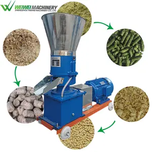 Weiwei 210 tipo 200-500 kg/h máquina de ração para aves máquina de ração animal feeds animal coelho preço