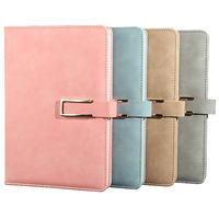 Cuaderno de Tapa Dura de Cuero A5 Personalizado al por Mayor, Cuaderno con Cierre Magnético para el Trabajo Diario, Registro de Reuniones, Uso Escolar
