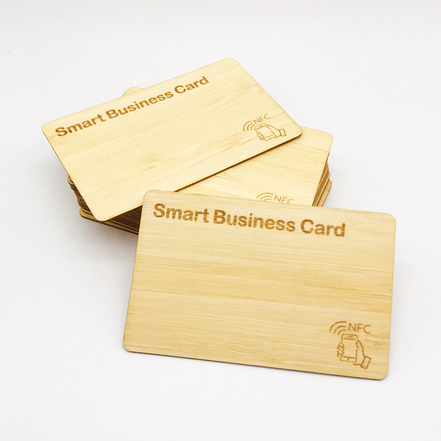 Slt Slt Bamboo Wood Nfc Card