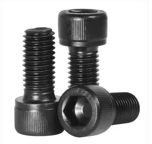 Parafusos Sextavados de Aço Inoxidável Zincado Preto Grau 8.8 M8 M10 Totalmente Roscados com Porcas e Arruelas - Product Image 5