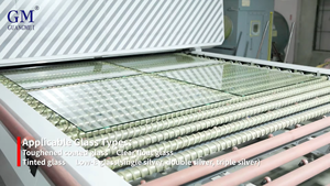 Four automatique pour verre trempé plat/courbé pour la construction de verre d'appareils électroménagers avec PLC et composants de moteur - Product Image 4