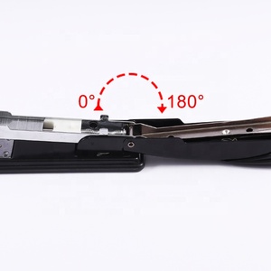 <span class=keywords><strong>Foska</strong></span> dayanıklı Metal zımba siyah yarım şerit masa zımba anti-atlama tam kauçuk taban ile 100 zımba kadar tutar - Product Image 3
