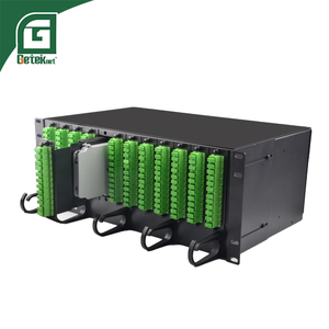 GETEKnet OEM ODM Panneau <span class=keywords><strong>de</strong></span> brassage <span class=keywords><strong>optique</strong></span> ODF haute densité 144 288 fibres 18 72 ports Lu 2u SC LC Om4 pour gestion <span class=keywords><strong>de</strong></span> câbles - Product Image 1