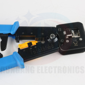 Rg Chất lượng cao cáp mạng RJ45 đi qua uốn tóc bồng công cụ CAT5e/Cat6/CAT7 Titan & Nylon nhôm xử lý OEM hỗ trợ - Product Image 2