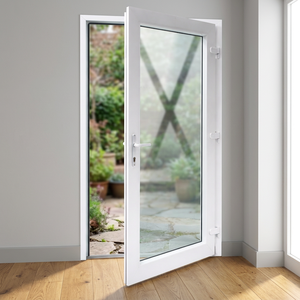 Porte à battant en PVC HOFFEN Thaïlande 81x205 cm, insonorisée, étanche, isolation thermique, design moderne pour hall de supermarché - Product Image 2