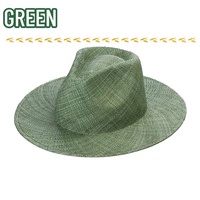 Venta al por mayor Camping de alta calidad al aire libre Sun Shading Comprar Modelo a granel Unisex Sombreros Beach Straw Fedora Beach Panama Hat