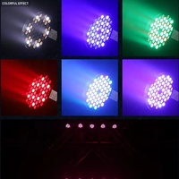 Projecteur PAR LED RVBW 3-en-1 DMX 54x3W en aluminium, modèle privé JC, pour éclairage de scène et d'événements (mariages, réceptions)